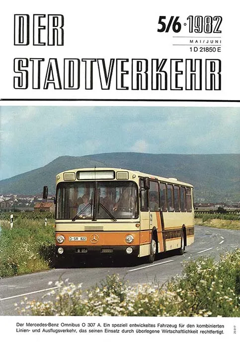 DER STADTVERKEHR, Mai/Juni 1982
