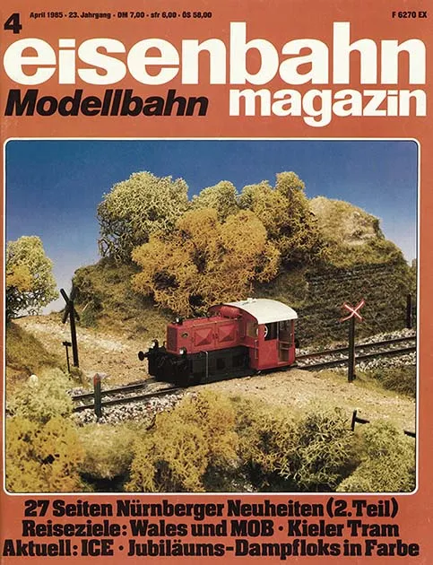 Eisenbahnmagazin, April 1985