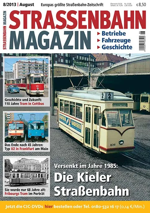 STRASSENBAHN MAGAZIN, August 2013