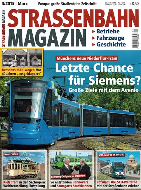 STRASSENBAHN MAGAZIN, März 2015